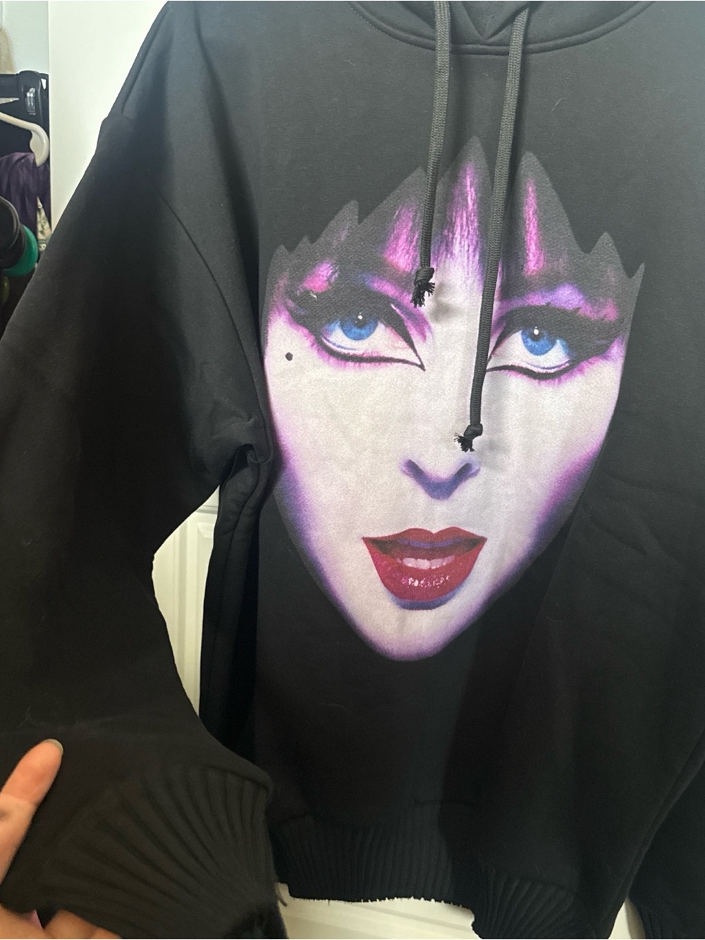 Black Elvira Hoodie dollskill collab